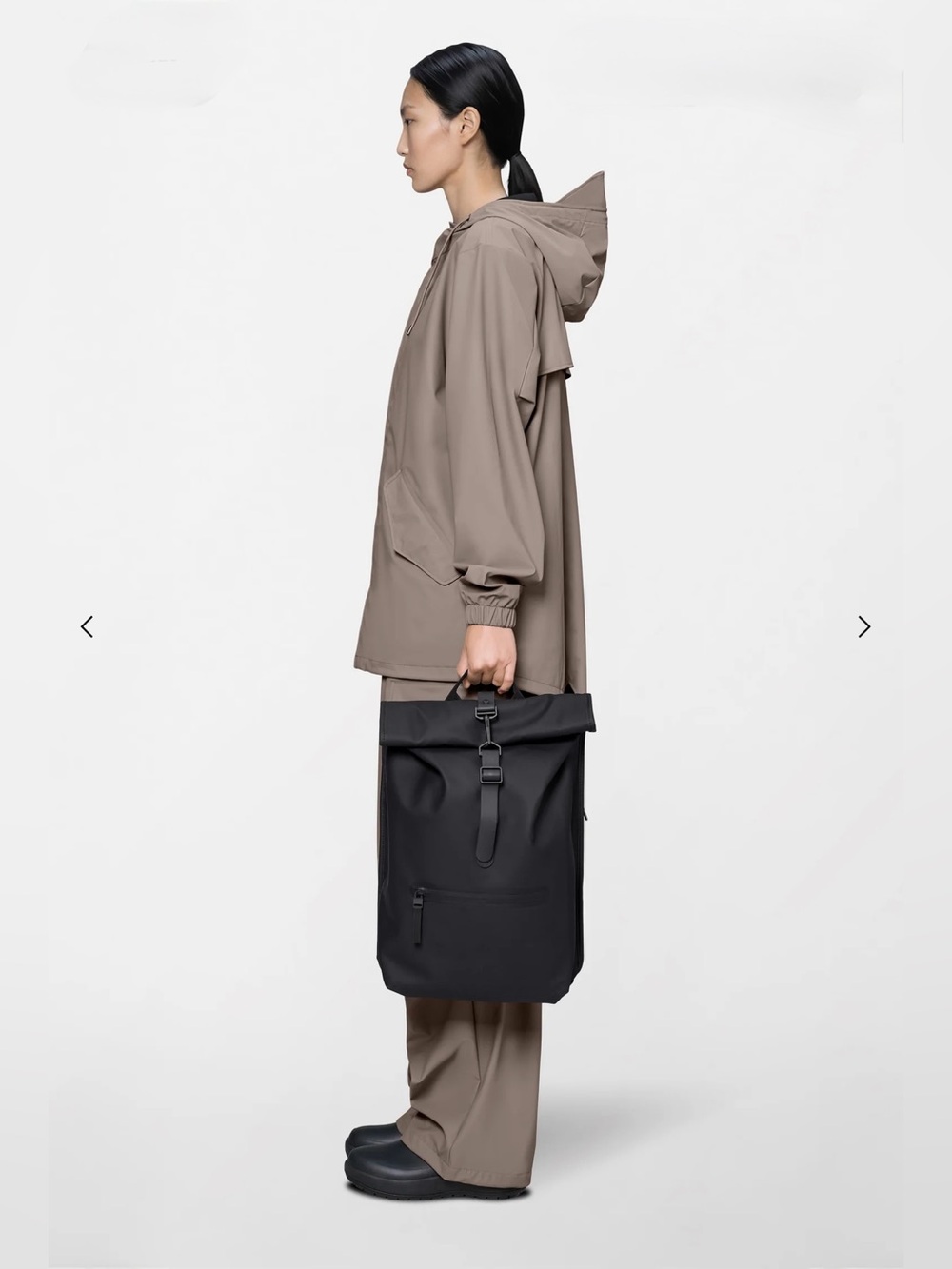 Rains Rolltop Rucksack - Picture 2 of 6